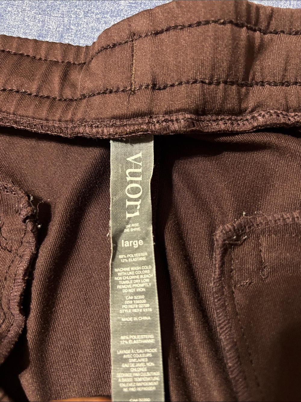 Vuori sunday performance maroon joggers mens size Large - Picture 9 of 9